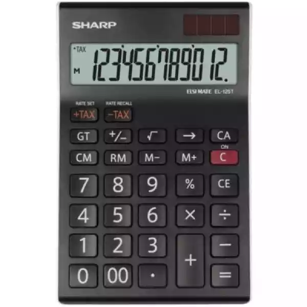 Kalkulator Sharp El125Twh Czarny