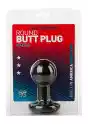 Mały Okrągły Korek Analny- Czarny 0244-53-Cd - Round Butt Plug -