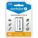 Everactive Akumulatorek 6F22 9V 550 Mah Everactive Professional+Lithium (1 