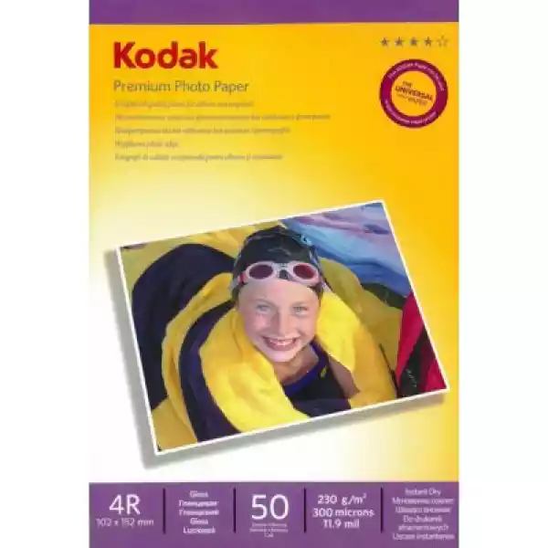 Papier Fotograficzny Kodak 4R 230G 50 Arkuszy