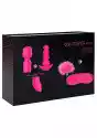 Zestaw Kit #3 Wibrator Z Wymiennymi Nakładkami - Kit #3 - Pink