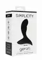 Shots Simplicity Wibrator Analny Geron - Geron Anal Vibrator - Black