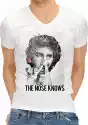 Shots S Line Zabawna Koszulka Męska The Nose Knows - Funny Shirts - The Nose 