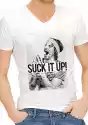 Shots S Line Zabawna Koszulka Męska Suck It Up - Funny Shirts - Suck It Up - 
