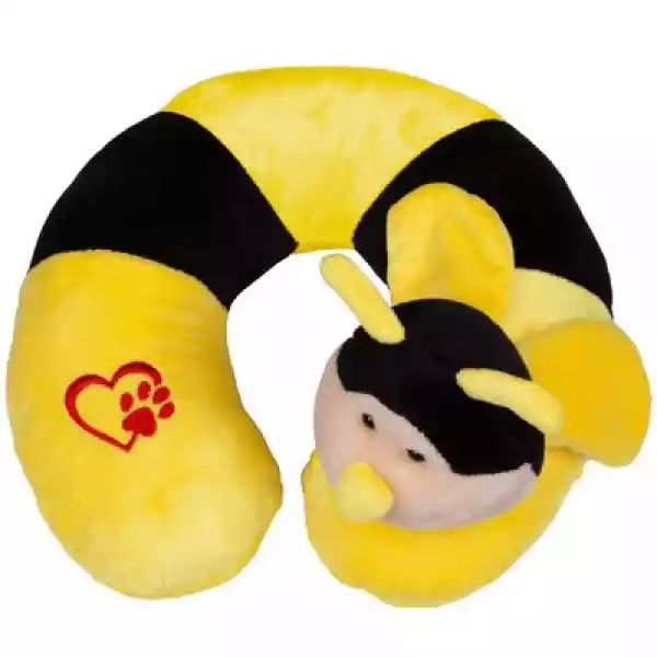 Poduszka Podróżna Seven Pszczółka 3D Żółto-Czarny