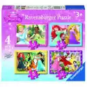 Ravensburger Puzzle Ravensburger Księżniczki Disney 4W1 (72 Elementów)