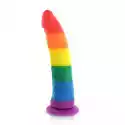 Sexshop - Dildo W Kolorze Tęczy - Pride Dildo Silicone Rainbow D
