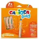 Carioca Carioca Kredki 3W1 Baby Jumbo 10 Kolorów