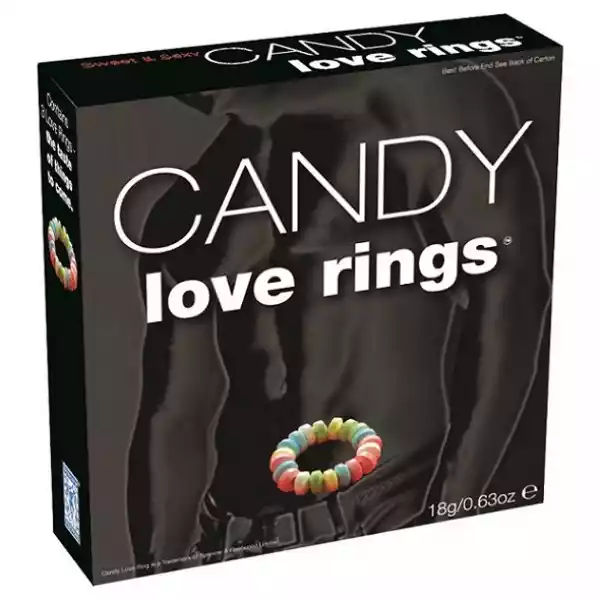 Sexshop - Cukierkowy Pierścień Na Penisa - Candy Love Rings  - O