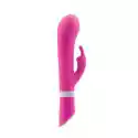Sexshop - Wibrator Ze Stymulatorem - B Swish Bwild Bunny Różowy 