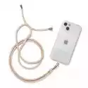 Smycz Do Telefonu Tech-Protect Chain Universal Strap Beżowo-Złot
