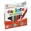 Carioca Carioca Kredki Świecowe 12 Kolorów