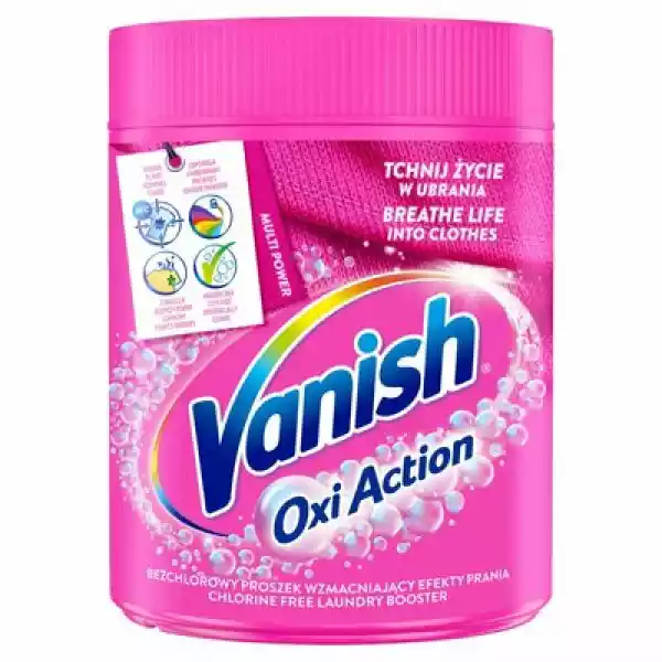 Odplamiacz Do Prania Vanish Multi Action Różowy 0.47 Kg
