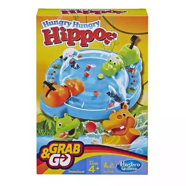 Gra Zręcznościowa Hasbro Hungry Hippo - Wersja Kieszonkowa