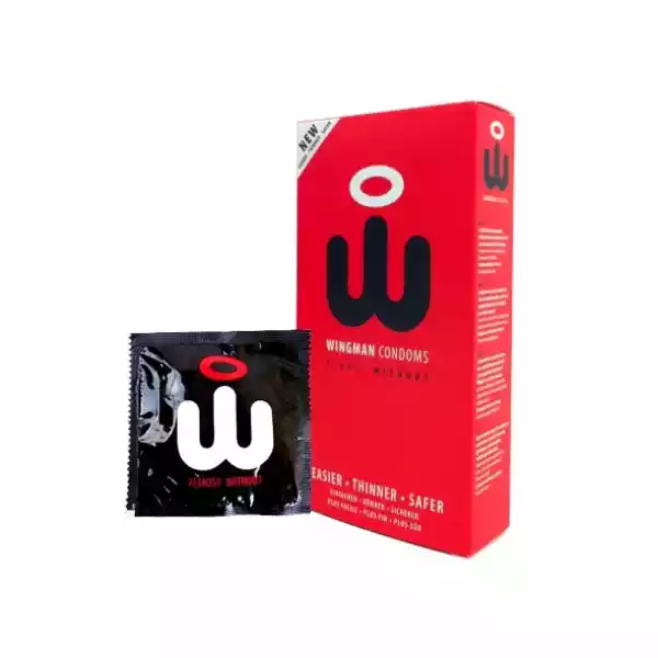 Sexshop - Prezerwatywy Z Aplikatorem - Wingman Condoms 8 Sztuk -