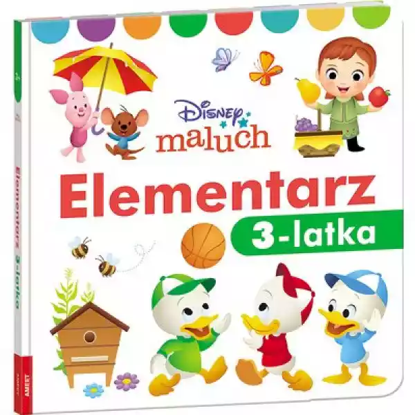 Książka Dla Dzieci Disney Maluch Elementarz 3-Latka Hope-9206
