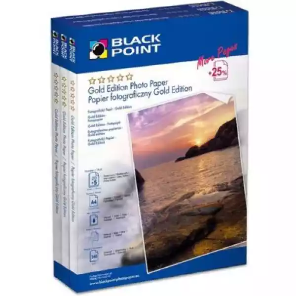 Papier Fotograficzny Black Point Pfa4M210A 25 Arkuszy