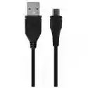 Forever Kabel Usb - Micro Usb Forever T 0012101 1M Czarny