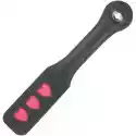 Sexshop - Skórzany Pejcz Miłosny -  Leather Heart Impression Pad