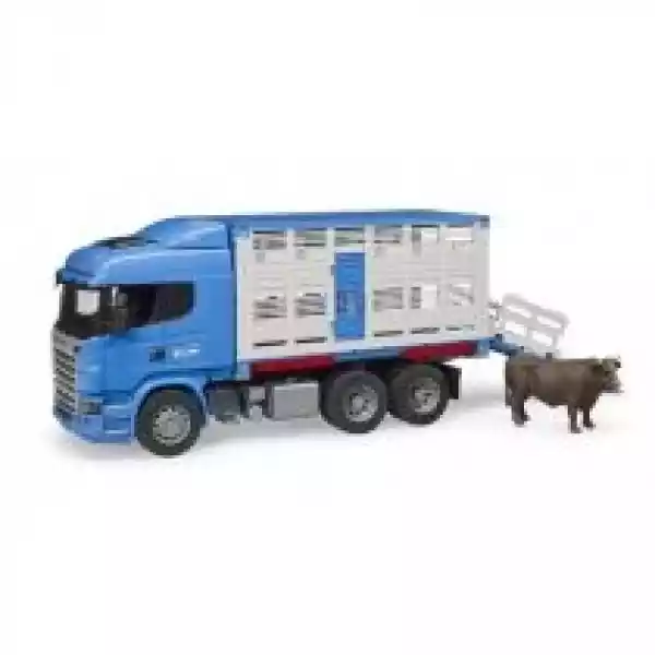 Scania R Ciężarówka Kontener Z Figurką Krowy 
