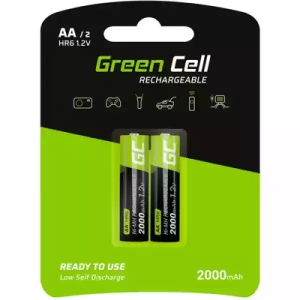 Akumulatorki Aa 2000 Mah Green Cell (2 Szt.)