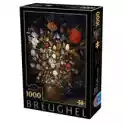  Puzzle 1000 El. Brueghel, Kwiaty W Drewnianym Naczyniu D-Toys