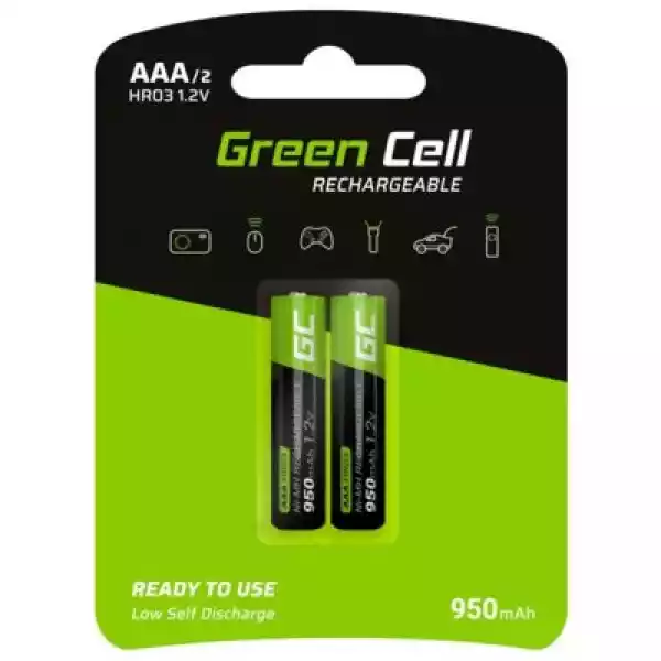 Akumulatorki Aaa 950 Mah  Green Cell (2 Szt.)