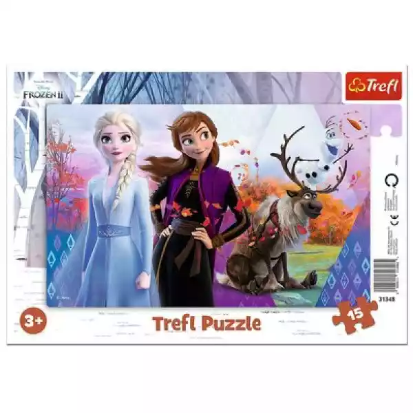 Puzzle Trefl Kraina Lodu 2 Magiczny Świat Anny I Elsy 31348 (15 