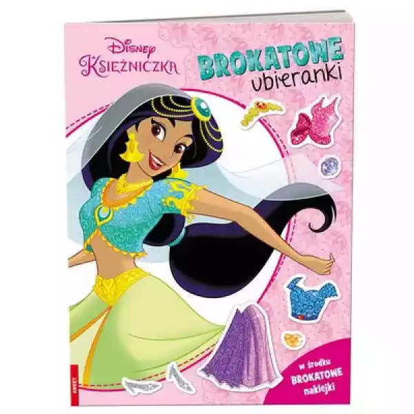 Książka Dla Dzieci Disney Księżniczka Brokatowe Ubieranki Sdlb-9