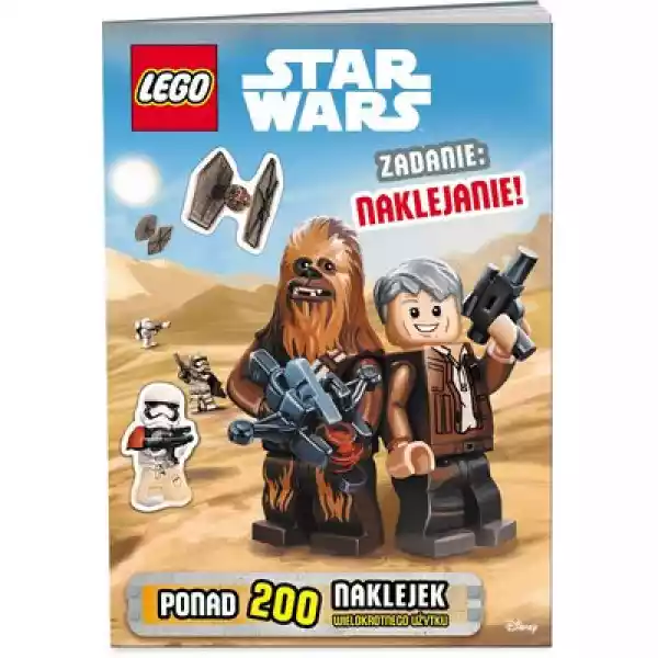 Książka Lego Star Wars Zadanie: Naklejanie Las-302