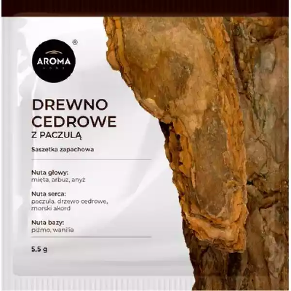 Saszetka Zapachowa Aroma Home Wg-031010 Drewno Cedrowe Z Paczulą
