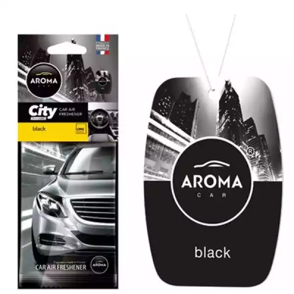 Odświeżacz Samochodowy Aroma Car Cellulose City Card Black