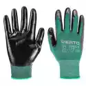Rękawice Ogrodowe Verto 97H152 Czarno-Zielony (Rozmiar 9)
