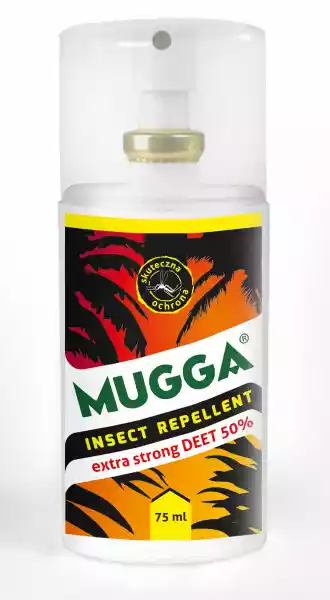 Mugga Spray 50% Deet Kleszcze Komary 75Ml