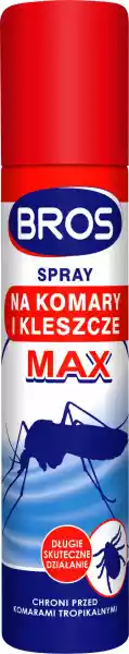 Bros Spray Na Komary I Kleszcze Max 90Ml Deet X2