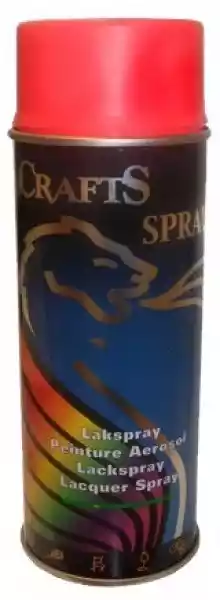 Crafts Spray Lakier Uniwersalny Pomarańczowy Fluor 400Ml