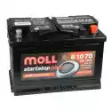 Moll Start/stop Agm 12V 70Ah 760A P+