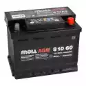 Moll Start/stop Agm 12V 60Ah 640A P+