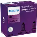 Philips Philips 2Xżarówki H4 Visionplus 60% Więcej Światła
