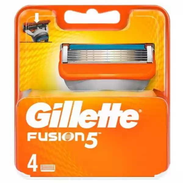 Gillette Fusion Wkłady Ostrza 4Szt