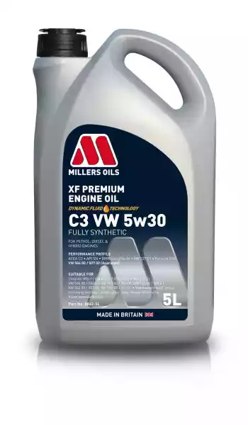 Millers Oils Xf Premium C3 Vw 5W30 5L