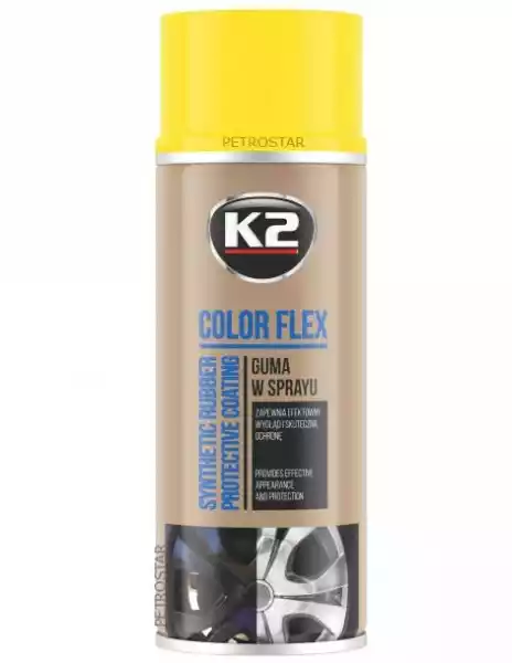 K2 Color Flex Guma W Sprayu 400Ml Żółty
