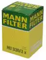 Mann Filter Mann Hu 930/3 X