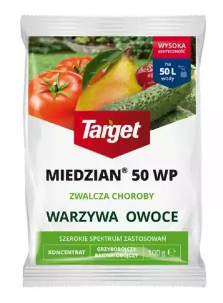 Target Miedzian 50Wp Choroby Owoców Warzyw 100G