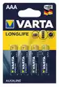 Varta Varta Bateria Longflife Lr03 Aaa 4 Szt.