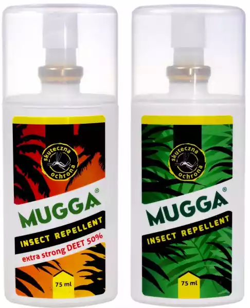 Mugga Spray 50% Deeet 75Ml + Spray 9,4 Deet 75Ml