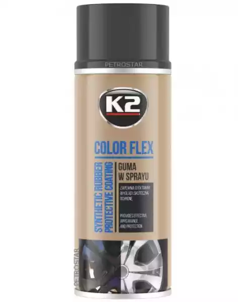 K2 Color Flex Guma W Sprayu 400Ml Czarny Mat