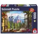  Puzzle 1000 El. Widok Na Bajkowy Zamek Schmidt