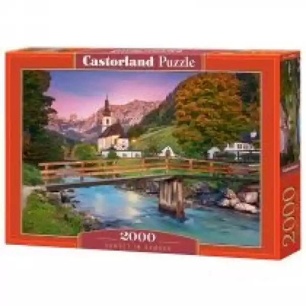  Puzzle 2000 El. Zachód Słońca W Ramsau Castorland