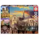  Puzzle 1000 El. Katedra Notre Dame, Paryż Educa